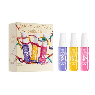 Sol de Janeiro Brazilian Crush Cheirosa & Shine Gift Set Perfume Mist — embalagem e produto