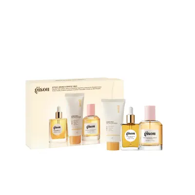 Style, Shine & Spritz Trio Gisou — embalagem e produto