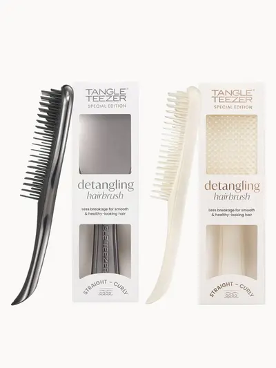 Tangle Teezer - Naughty or Nice Bundle - Shimmer & Smooth Tangle Teezer — textura e acabamento