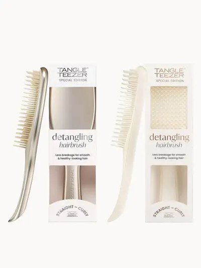 Tangle Teezer - Naughty or Nice Bundle - Sparkle & Smooth Tangle Teezer — embalagem e produto