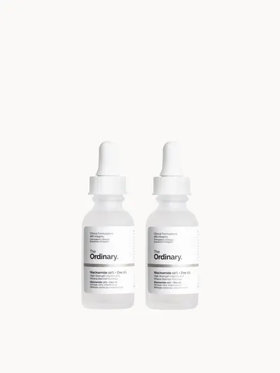 The Ordinary Niacinamide 10% and Zinc 1% Duo The Ordinary — embalagem e produto