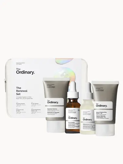 The Ordinary's The Renewal Set for Hydration, Firming and Age-Support The Ordinary — textura e acabamento