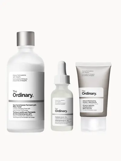 The Ordinary The Sensitive Skin Collection with Hyaluronic Acid and Ceramides The Ordinary — embalagem e produto