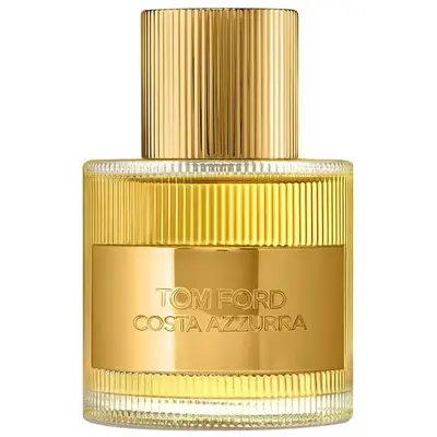 TOM FORD Signature Hombre Signature Costa Azzurra Eau de Parfum — embalagem e produto