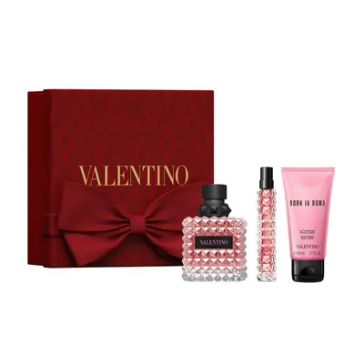 Valentino Born In Roma Donna Gift Set — embalagem e produto