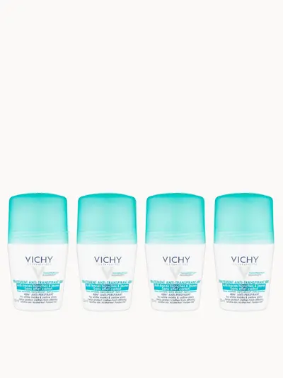 VICHY No Marks Roll-on Deodorant Set 4 x 50ml Vichy — textura e acabamento