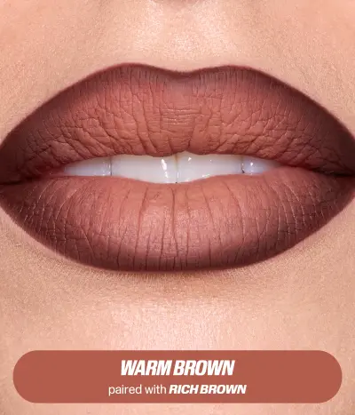 Warm Brown Lip Duo Huda Beauty — detalhe 5