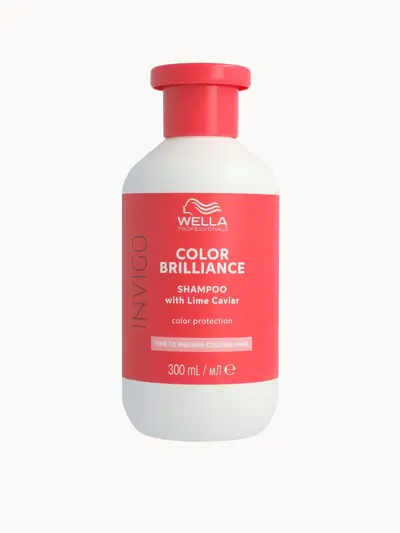 Wella Professionals Care Invigo Color Brilliance Colour Protection Shampoo for Fine to Medium Hair 300ml Wella Professionals — embalagem e produto