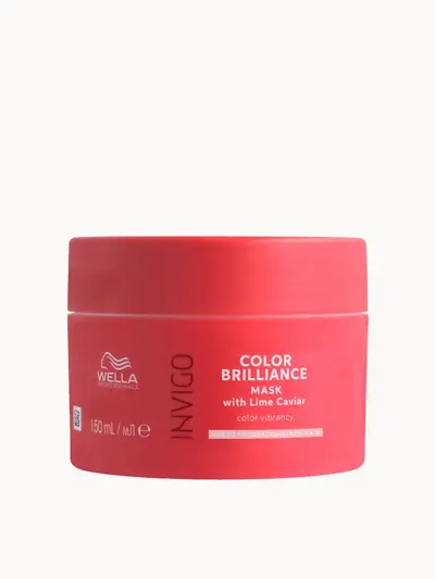 Wella Professionals Care Invigo Color Brilliance Vibrant Color Mask for Fine Hair 150ml Wella Professionals — textura e acabamento