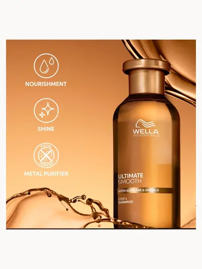 Wella Professionals Ultimate Smooth Shampoo with Squalane & Omega 9 for Dry, Dull & Frizzy Hair 100ml Wella Professionals — detalhe 3