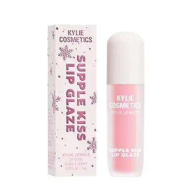 Winter Kissed Supple Kiss Lip Glaze Kylie Cosmetics — textura e acabamento