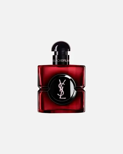 Yves Saint Laurent Black Opium Over Red Eau de Parfum — embalagem e produto