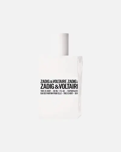 Zadig&Voltaire THIS IS HER! Refill Eau de Parfum — textura e acabamento