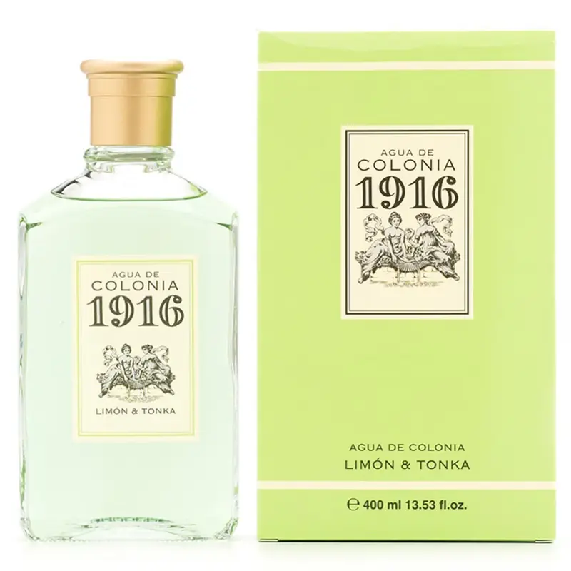 1916 Limón Tonka Eau de Cologne — embalagem e produto