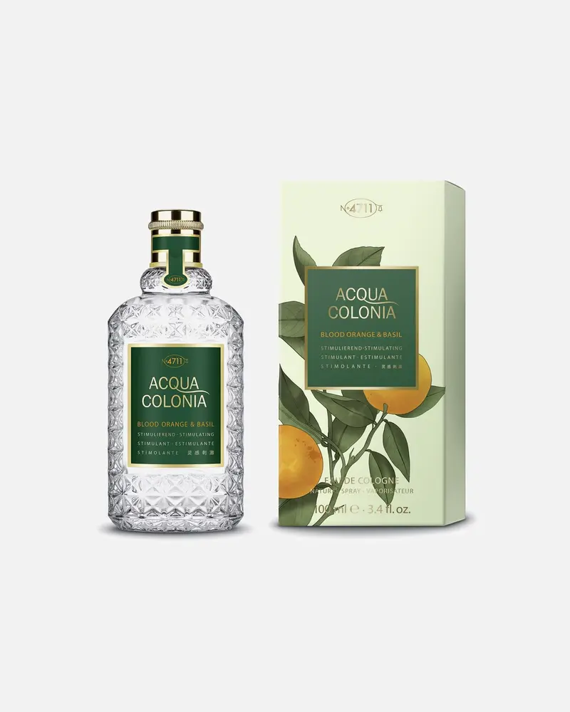 4711 Acqua Colonia Blood Orange & Basil Eau de Cologne — embalagem e produto