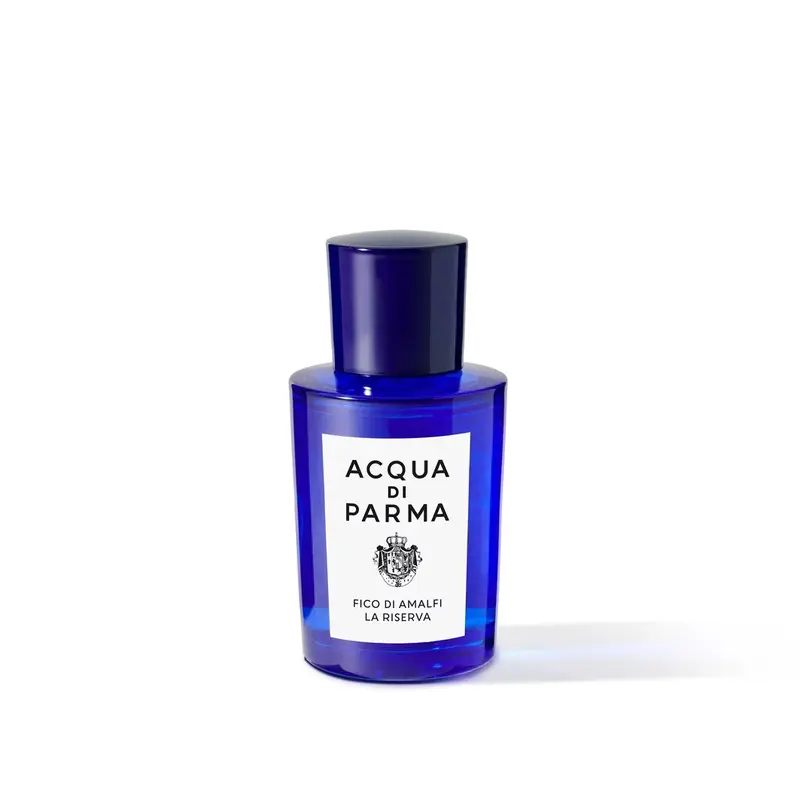 Acqua di Parma Blu Mediterraneo Fico di Amalfi La Riserva Eau de Parfum — embalagem e produto
