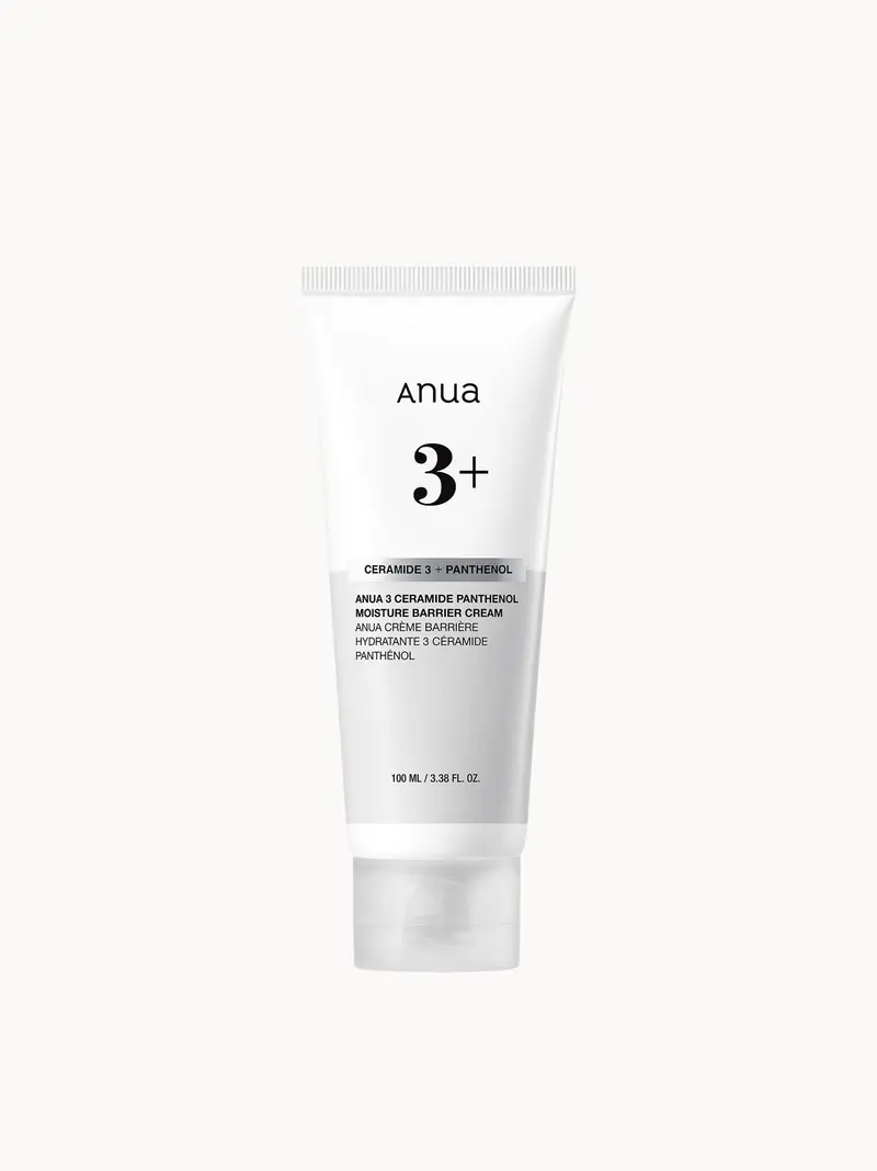 Anua 3 Ceramide Panthenol Moisture Barrier Cream 100ml Anua — embalagem e produto