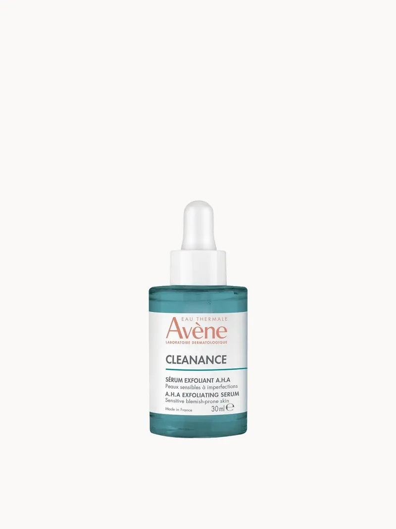 Avène Cleanance A.H.A Exfoliating Serum for Skin with Imperfections 30ml Avène — embalagem e produto