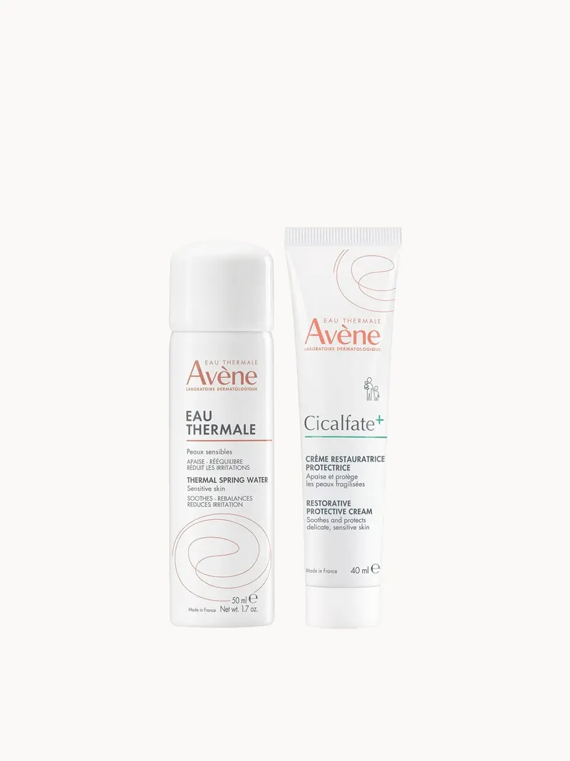 Avène Restoring Duo Bundle Avène — embalagem e produto