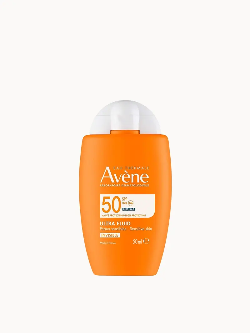 Avène Ultra Fluid Invisible SPF50 50ml Avène — embalagem e produto
