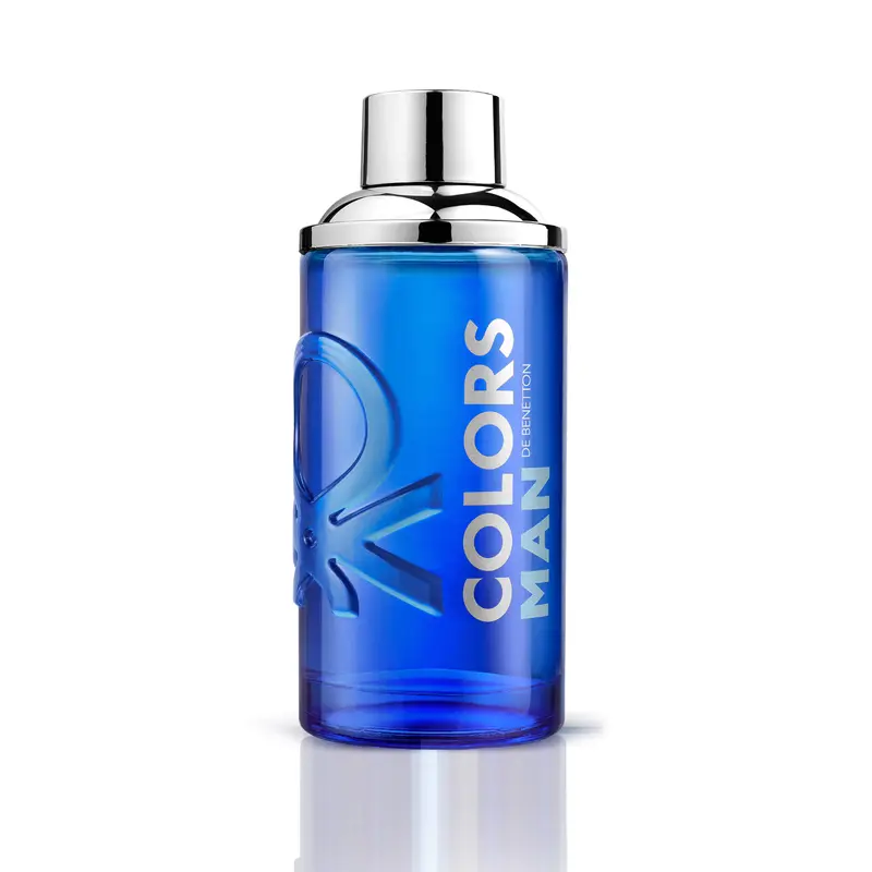 Benetton Colors Blue Man Eau de toilette — embalagem e produto