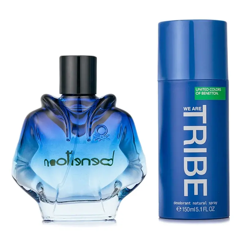Benetton Tribe Gift Set — embalagem e produto