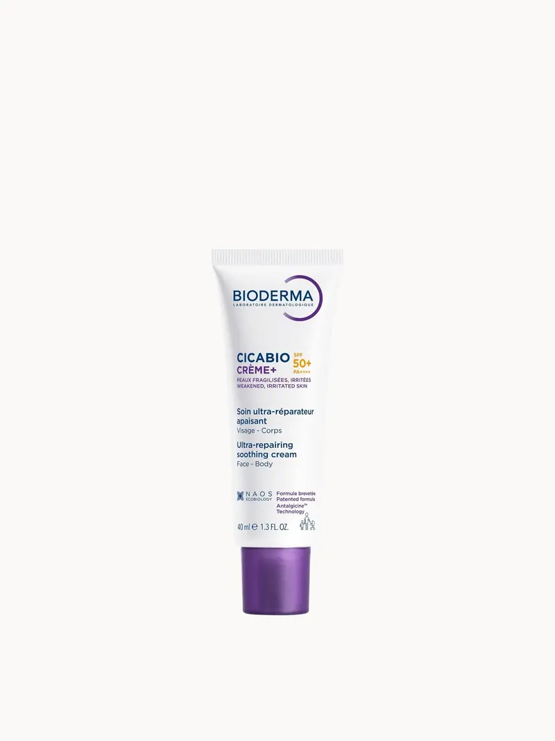 Bioderma Cicabio Ultra Repairing Soothing Healing Cream with Hyaluronic Acid SPF50+ 40ml Bioderma — embalagem e produto