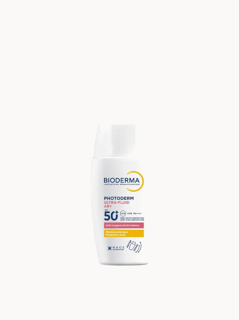 Bioderma Photoderm Ultra-Fluid AR+ SPF50+ Anti-Redness Sunscreen for Sensitive and Rosacea-Prone Skin 40ml Bioderma — embalagem e produto