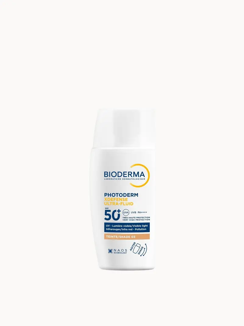 Bioderma XDefense Ultra Fluid SPF50+ Suncare and Urban Protection 40ml (Various Shades) Bioderma — embalagem e produto