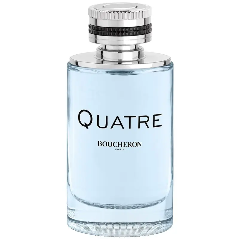 Boucheron Quatre pour Homme Eau de toilette — embalagem e produto