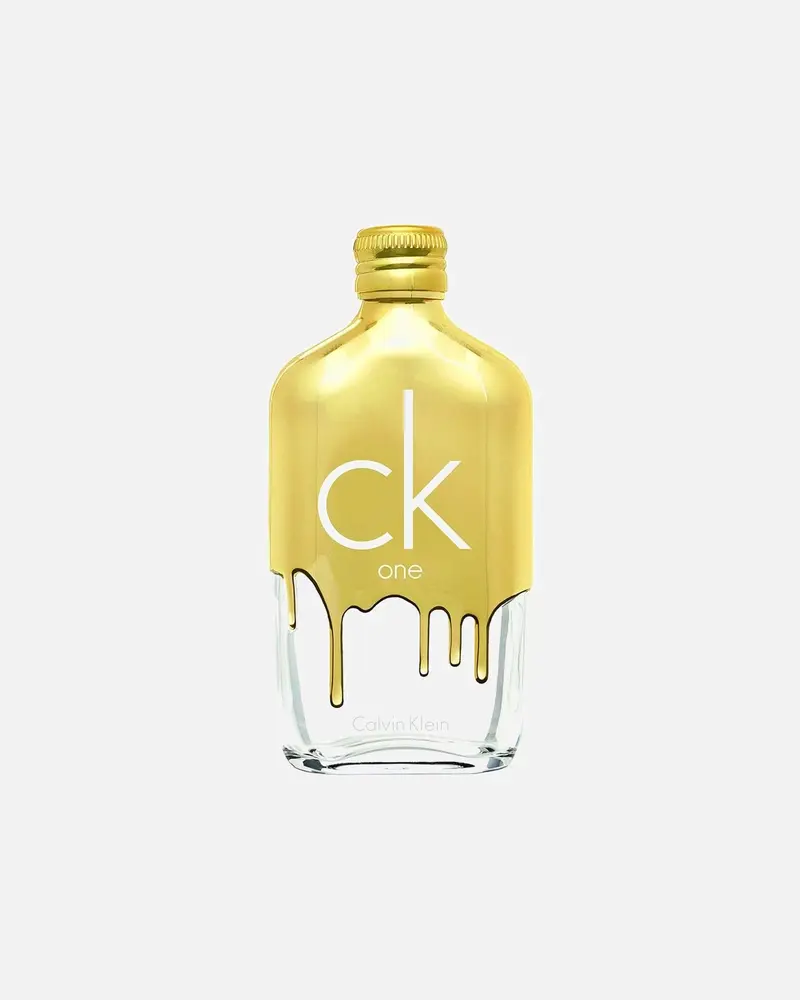 CALVIN KLEIN ck one Gold Eau de toilette — embalagem e produto