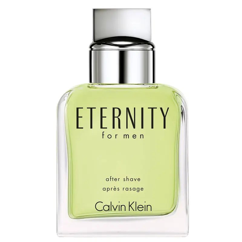 CALVIN KLEIN Eternity for men Lotion Aftershave — embalagem e produto