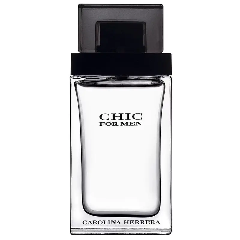 Carolina Herrera Chic For Men Chic Men Eau de Toilette — embalagem e produto