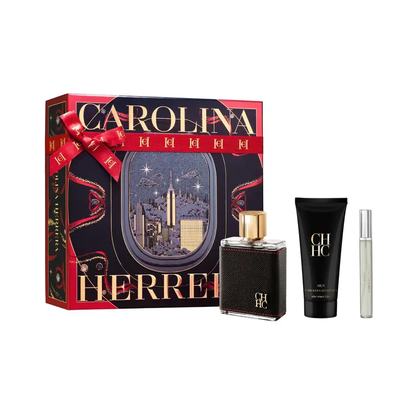 Carolina Herrera Men CH Gift Set — embalagem e produto