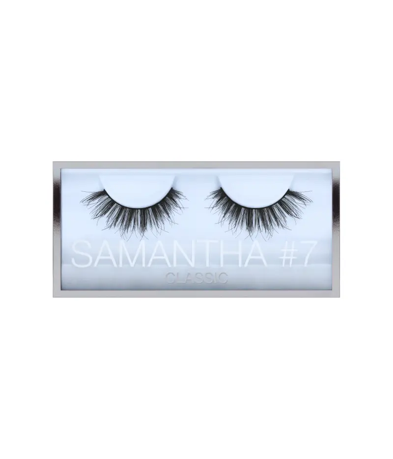 Classic False Lash - Samantha #7 Huda Beauty — embalagem e produto