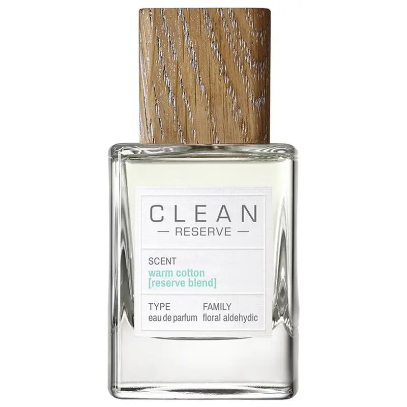 CLEAN CLEAN RESERVE Warm Cotton (Reserve Blend) Eau de Parfum — embalagem e produto