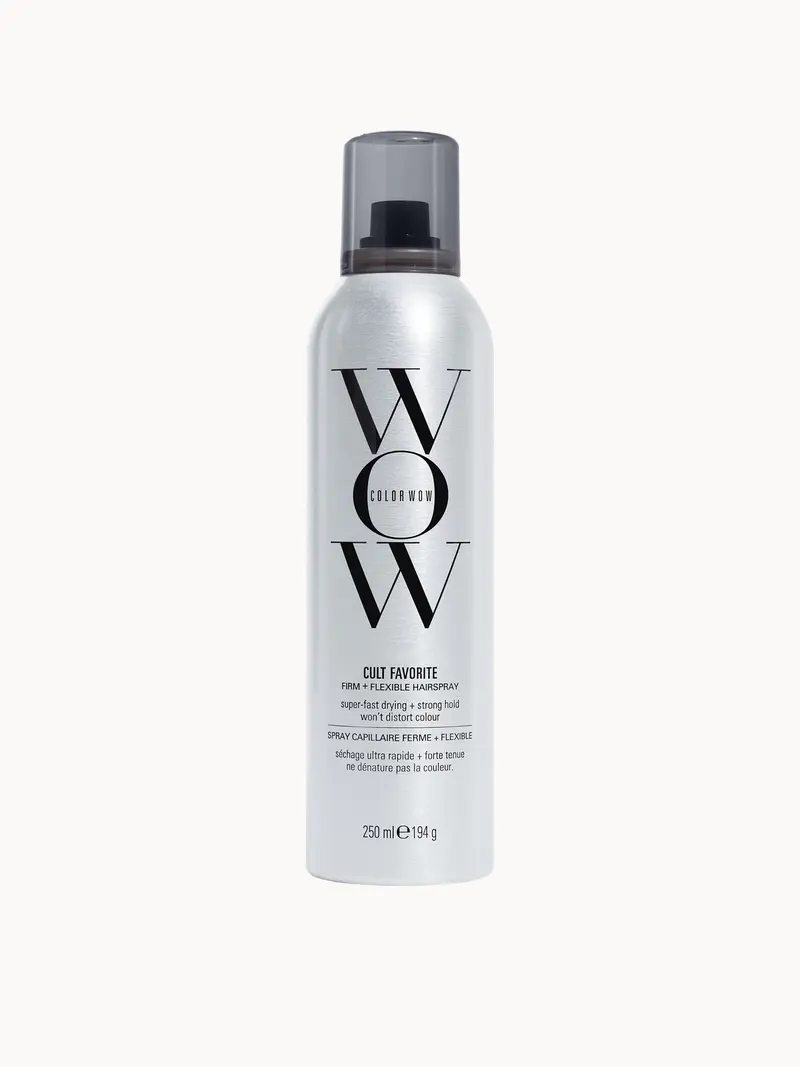 Color Wow Cult Favorite Firm + Flexible Hairspray 250ml Color Wow — embalagem e produto