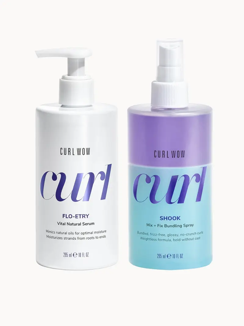 Color Wow Curl Wow Anti-Frizz Curl Styling 295ml Duo Color Wow — embalagem e produto