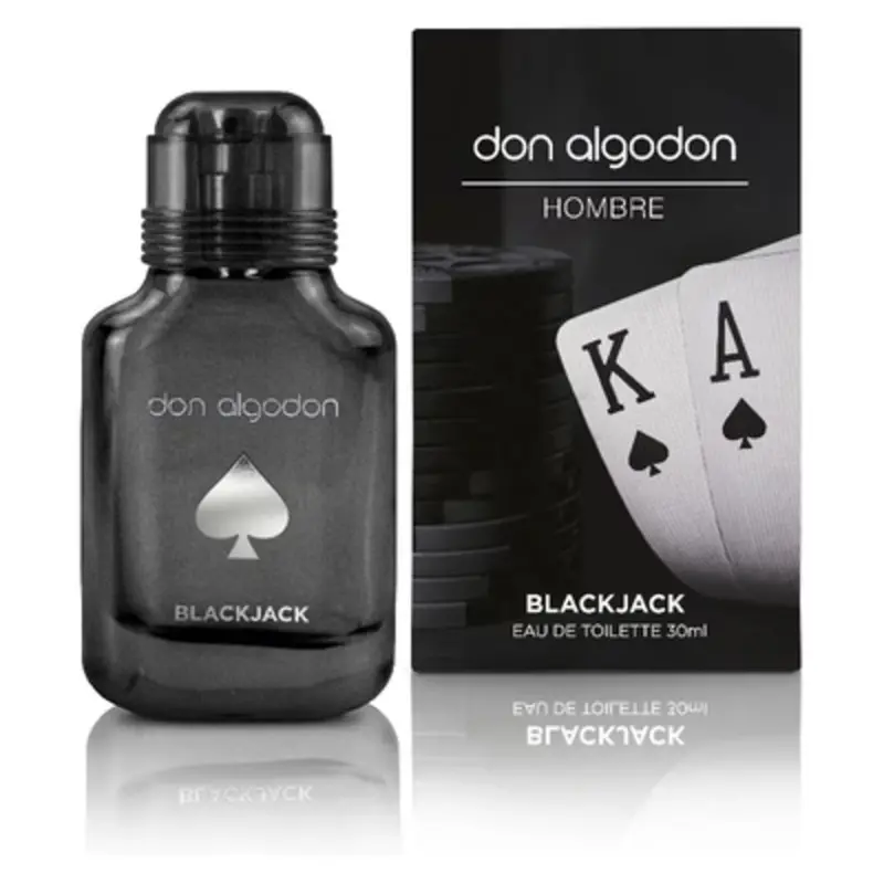 Don Algodon Black Jack Eau de toilette — embalagem e produto