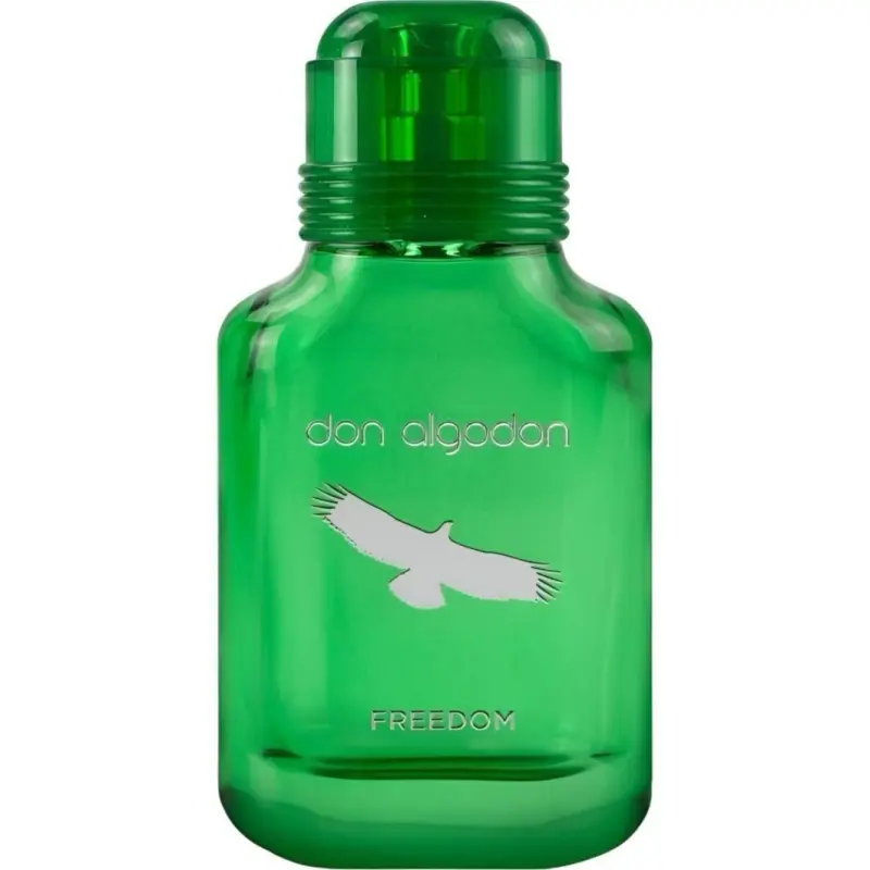 Don Algodon Freedom Green Eau de toilette — embalagem e produto