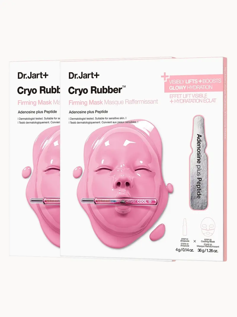 Dr.Jart+ Cryo Rubber Firming Hydrogel Face Mask with Adenosine (2 Pack) Dr.Jart+ — embalagem e produto