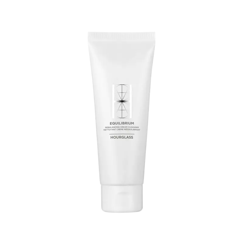 Equilibrium Rebalancing Cream Cleanser Hourglass — embalagem e produto