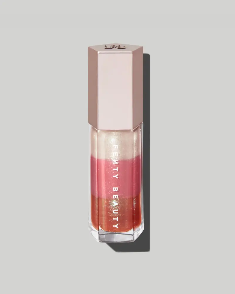 Gloss Bomb Stackz Layered Lip Luminizer Fenty Beauty — embalagem e produto