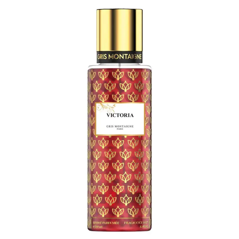 Gris Montaigne Brume Victoria Perfume — embalagem e produto