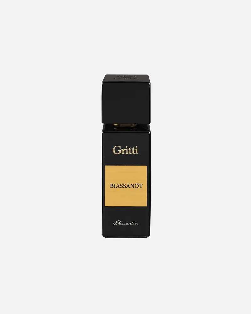 GRITTI Black Collection Biassanòt Eau de Parfum — embalagem e produto