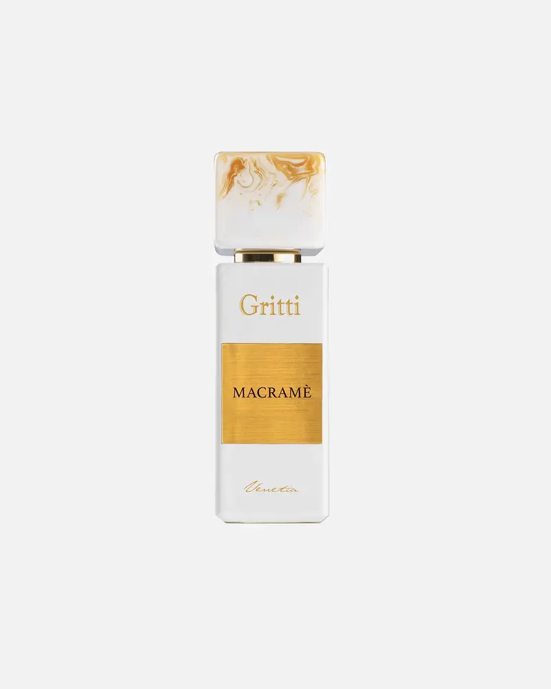 GRITTI White Collection Macramé Eau de Parfum — embalagem e produto