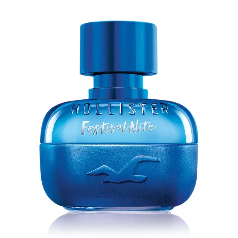 Hollister Festival Nite for Him Eau de toilette — embalagem e produto
