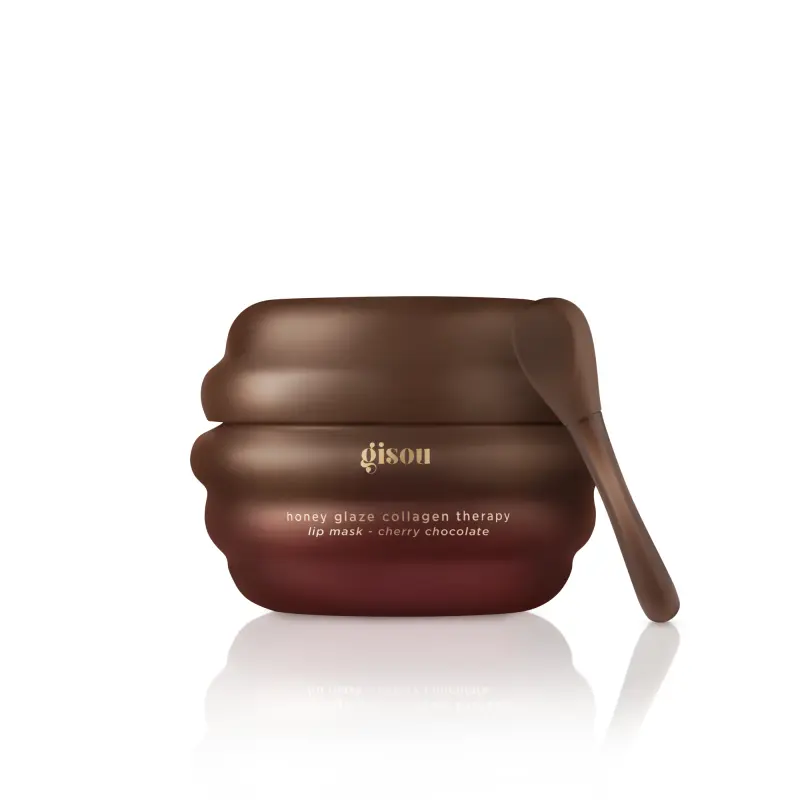 Honey Glaze Collagen Therapy Lip Mask - Fall Collection Gisou — embalagem e produto