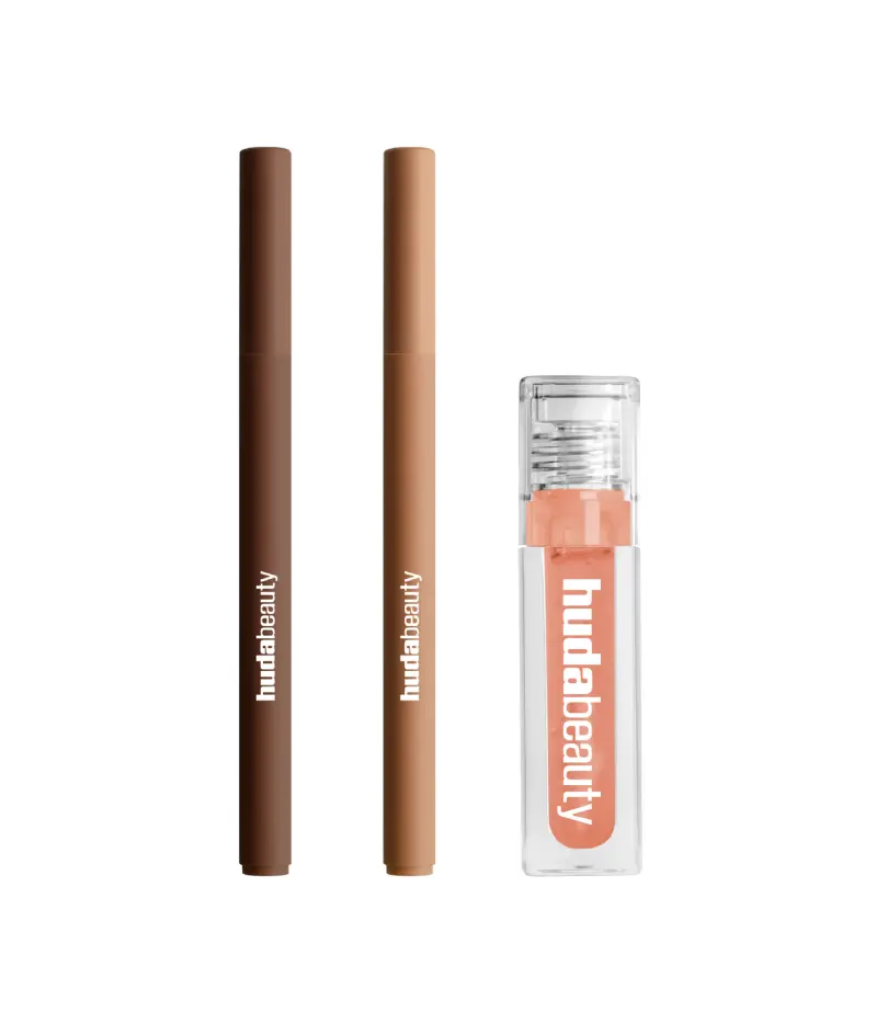 Huda's Signature Lip Kit Huda Beauty — embalagem e produto
