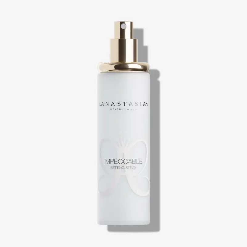 Impeccable 24HR Blurring Matte Setting Spray Anastasia Beverly Hills — embalagem e produto